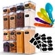 preview thumbnail 1 of 5, Cheer Collection Set of 14 Airtight Food Storage Containers - Set of 14 Set of 14 - Clear