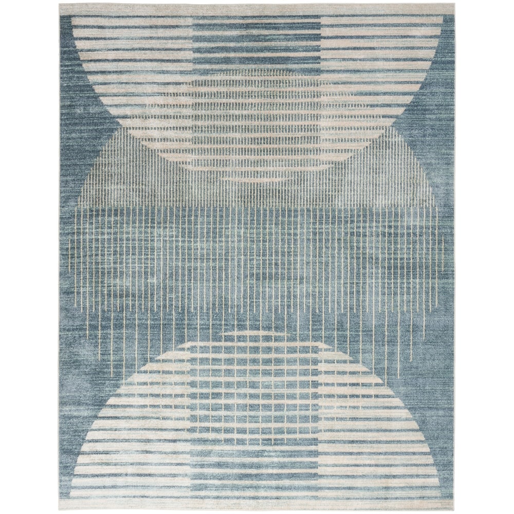 Nourison Astra Machine Washable Indoor Only Graphic Area Rug