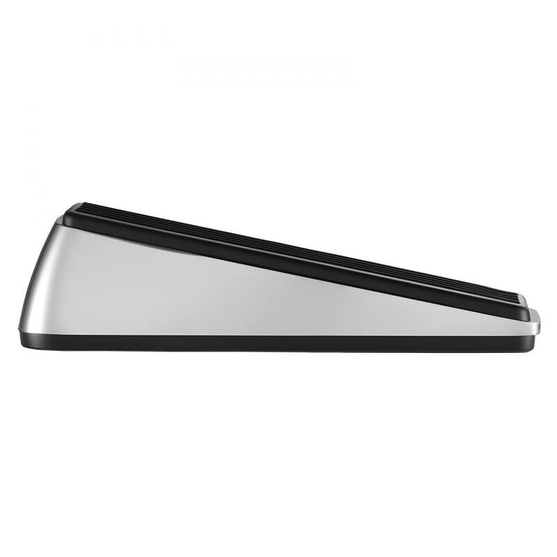 2 Pack Dual-Sided Non-Slip Door Wedge Zinc Alloy Construction with Wall Protection Bumpers
