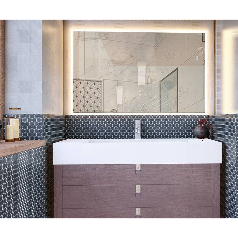Audrey 36" - 72" Solid Surface Bathroom Vanity Top
