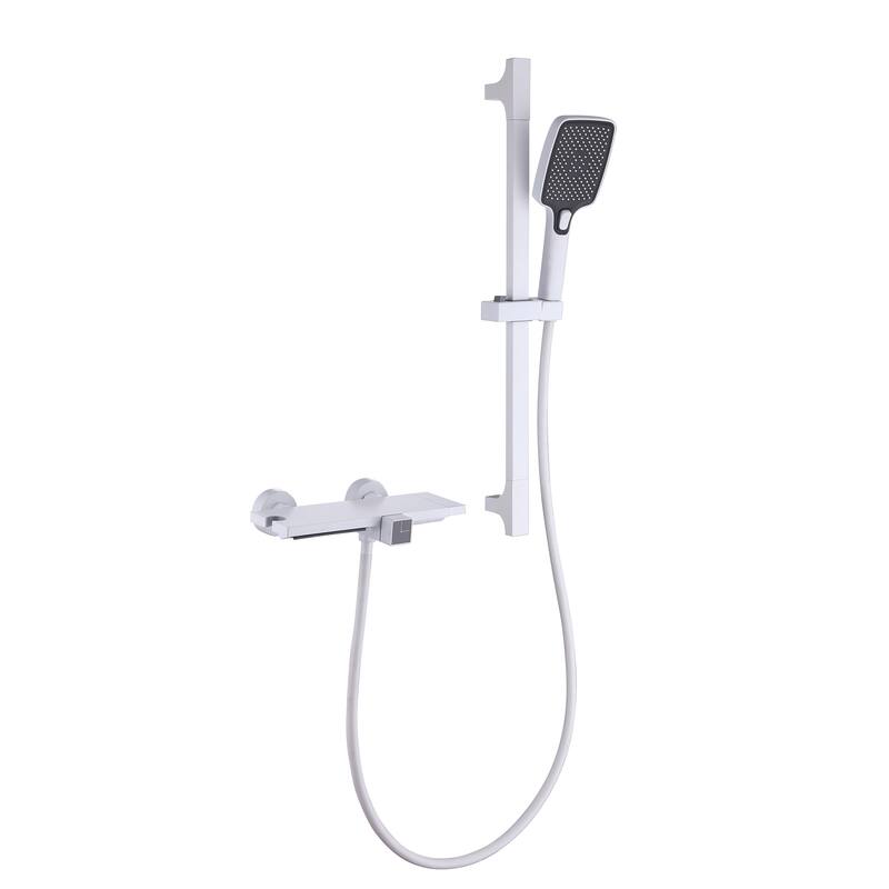 Wall Mounted Tub & Shower Faucet With Handshower Head And Rough in-Valve