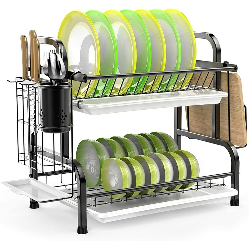 Outdoor Camping Gear Countertop Dish Rack Set with Sponge Drying Mat - On  Sale - Bed Bath & Beyond - 35351995