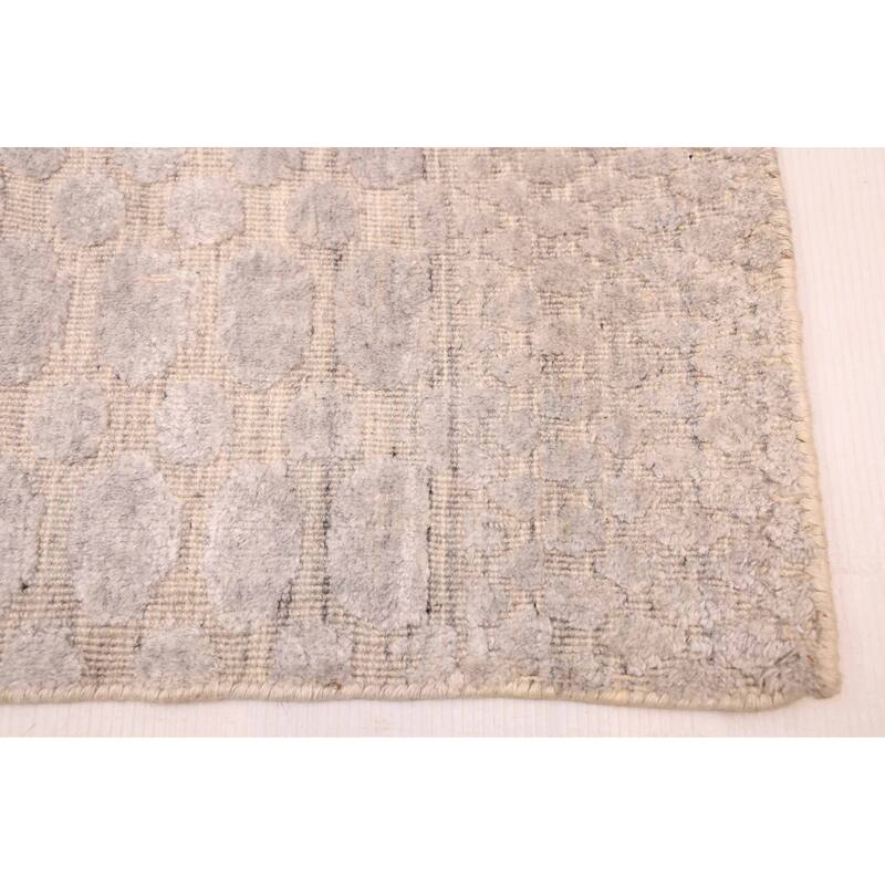 ECARPETGALLERY Hand Loomed Elysian Grey Rug - 7'11 x 9'8