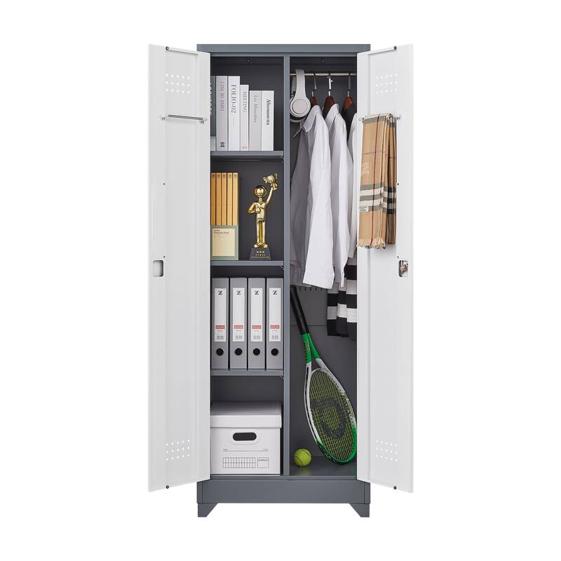 Metal Storage Cabinets, Cleaning Tool Cabinet with Locking Door