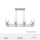 preview thumbnail 10 of 19, Hunter Hartland 8-Light Linear Chandelier - Dining Room, Kitchen Island - Modern Farmhouse, Industrial, Contemporary