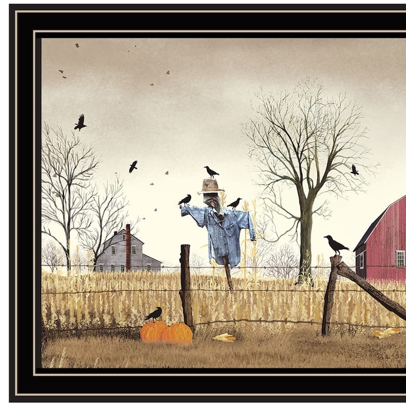 HomeRoots After the Harvest Black Framed Wall Art