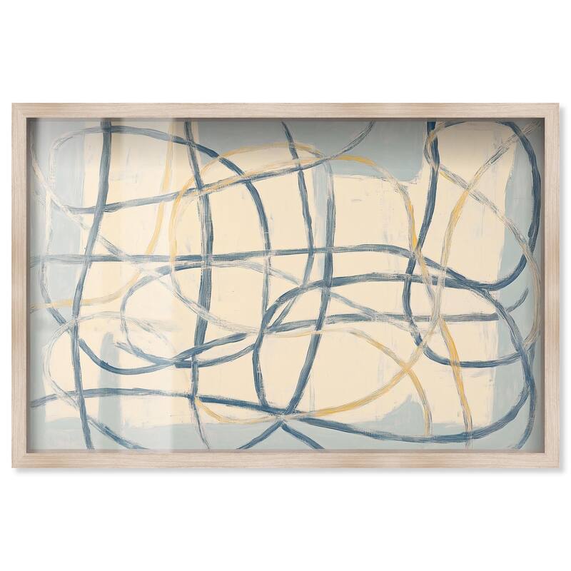 Unbroken Line I Shadowbox by Art Remedy - Natural - 36" x 24"