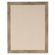 DesignOvation Beatrice Framed Linen Fabric Pinboard - 23x29 - Rustic Brown