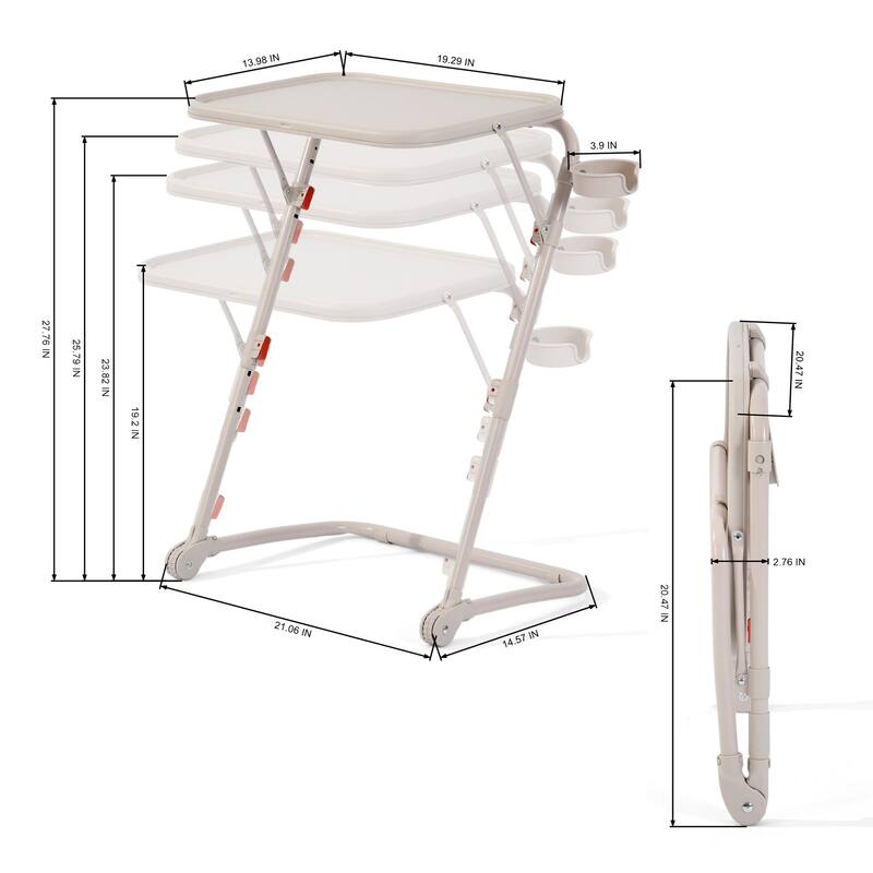 Foldable Table Portable Lightweight Desk for Home, Office, Camping Compact Design & Easy Storage