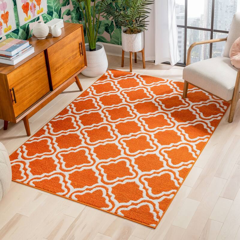 Well Woven Starbright Calipso Trellis Kids Area Rug