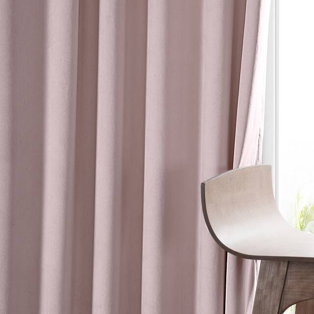 Exclusive Fabrics Heritage Plush Velvet Curtain (1 Panel)