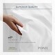 preview thumbnail 3 of 7, Pointehaven 300 TC Percale 100% Long Staple Cotton Cooling Double Satin Embroidered Stitch Oversized Sheet Set
