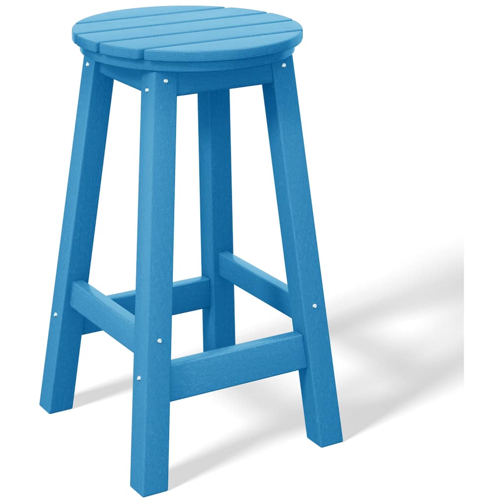 Laguna Hdpe All Weather Outdoor Patio 24" Round Counter Stool