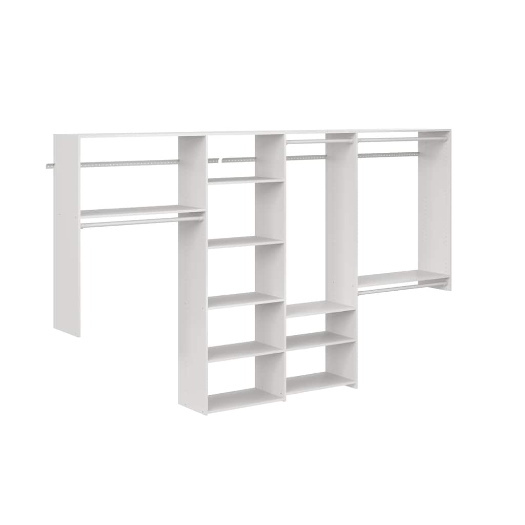 Easy Track 10 Ft. W. Dual Tower Basic Laminate Closet Kit