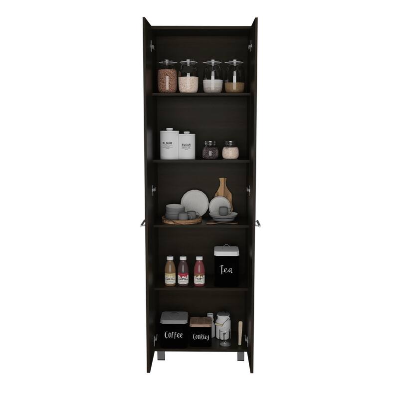 Pantry Cabinet for Kitchen, Dining Room,Living Room, Black