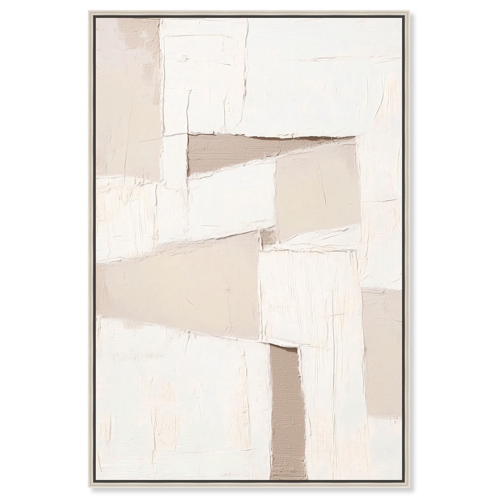 Plastered Planes I Canvas by Art Remedy