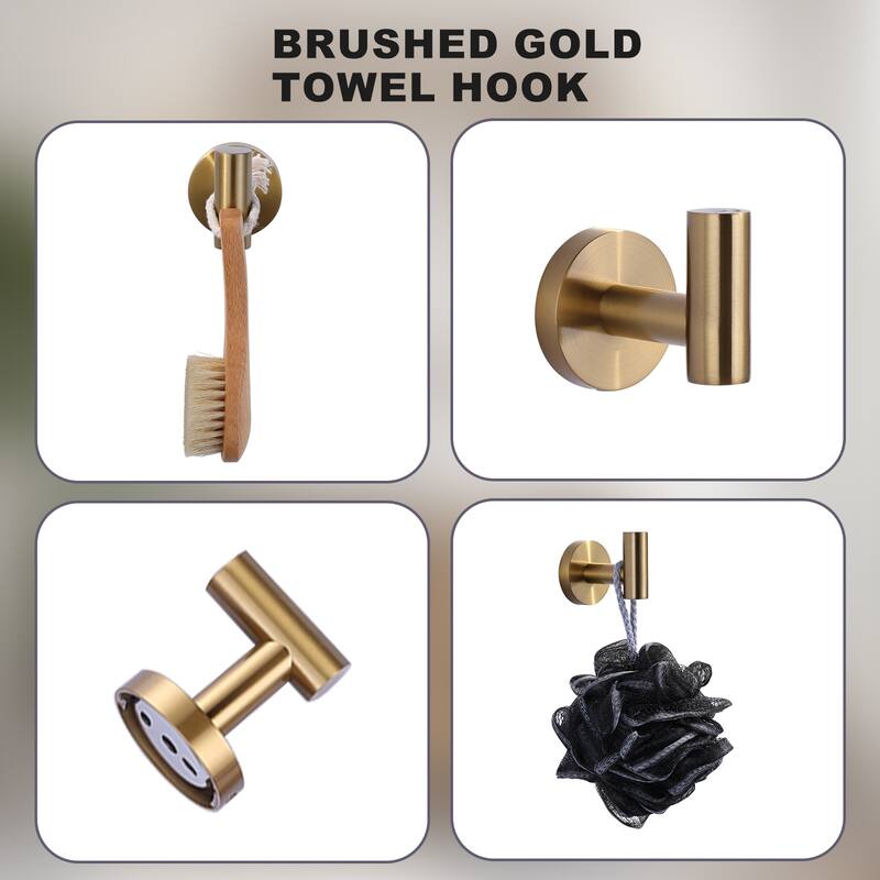 WOWOW 3-Piece Bath Hardware Set with Mounting Hardware