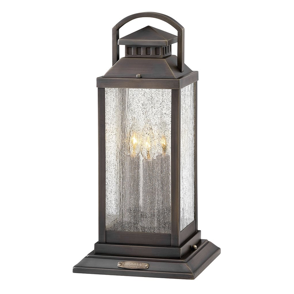 Hinkley Lighting Revere 12v 10.5w 3 Light 20" Tall Heritage Pier Mount
