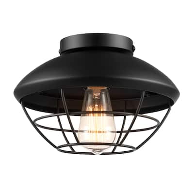Globe Electric 91009555 Sam 10" Wide Flush Mount Ceiling Fixture