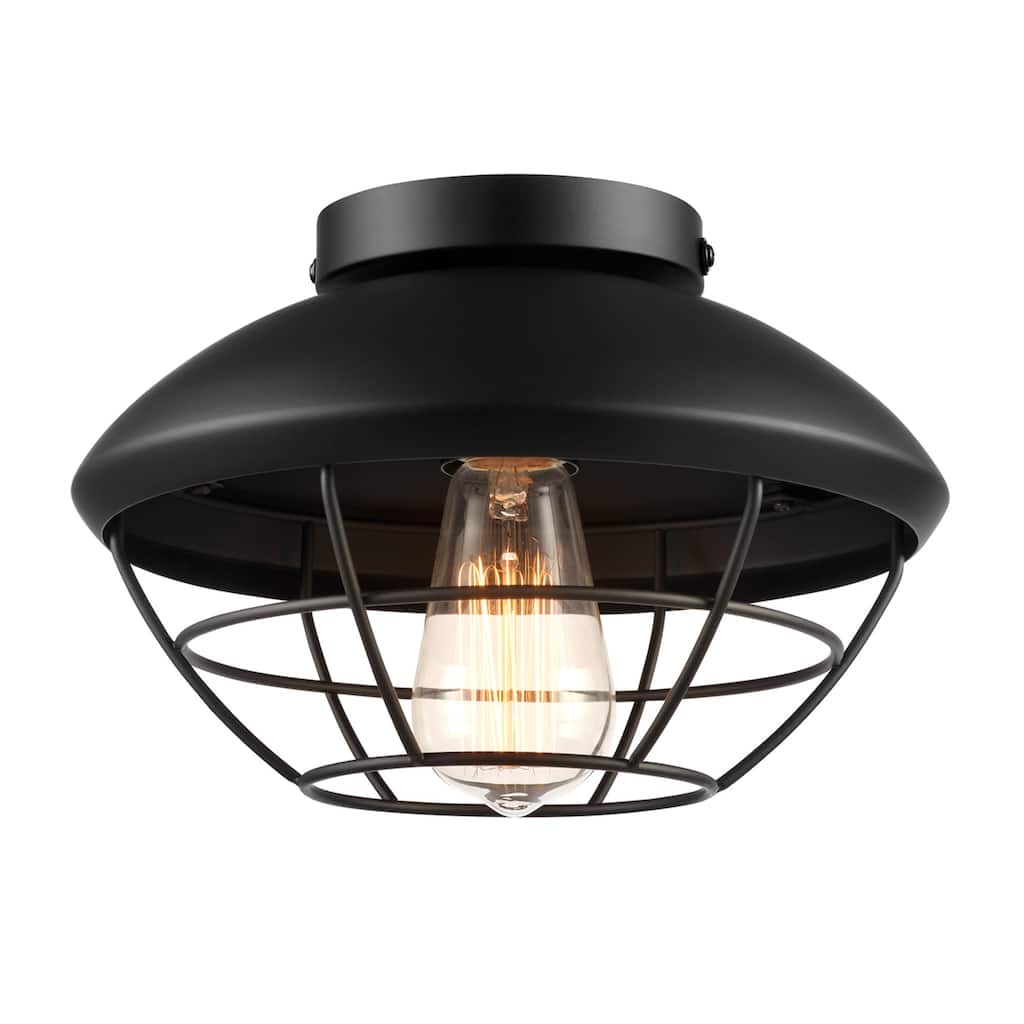 Globe Electric 91009555 Sam 10" Wide Flush Mount Ceiling Fixture