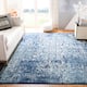 SAFAVIEH Evoke Quinn Vintage Distressed Rug - 10' x 14' - Navy/Ivory