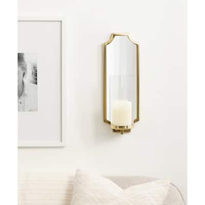 Kate and Laurel Ciel Scallop Wall Sconce