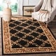 preview thumbnail 1 of 141, SAFAVIEH Lyndhurst Setareh Traditional Oriental Trellis Rug 3'3" x 5'3" - Black/Brown - Rectangle