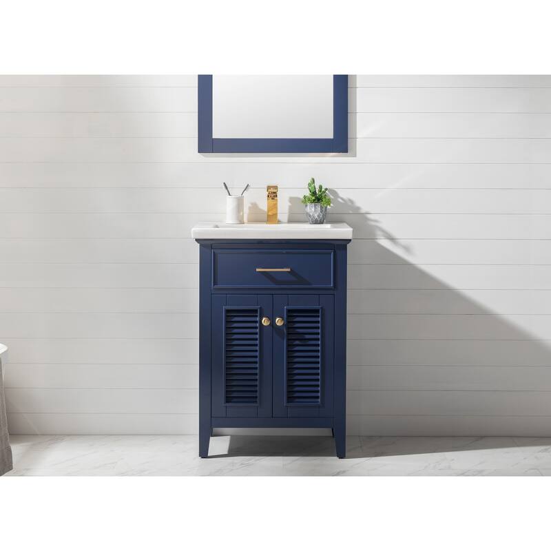 Cameron 24" Single Sink Vanity in Blue