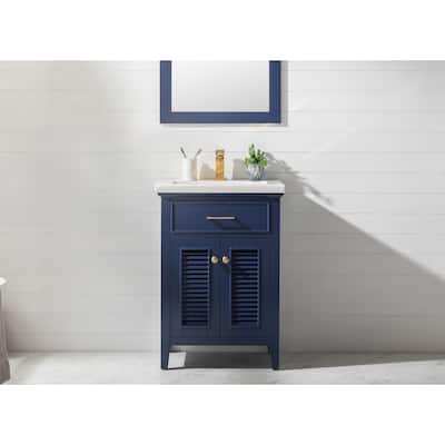 Cameron 24" Single Sink Vanity in Blue