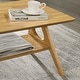 preview thumbnail 6 of 38, Roundhill Furniture Arona Mid-Century Modern Wood 3-Piece Coffee Table Set