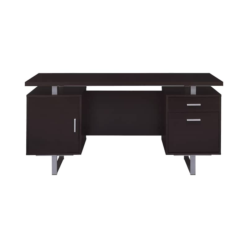 Mendecino 2-drawer Floating Top Office Desk
