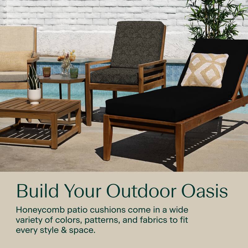 Outdoor Highback Dining Chair Cushion