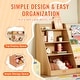 preview thumbnail 6 of 5, VEVOR 4-Tier Kids Wooden Bookshelf,for Kids Room, Playroom, Kindergarten, Nursery