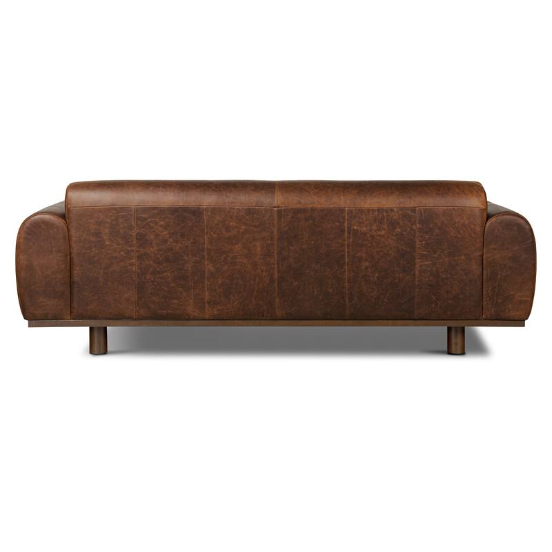 Poly and Bark Brescia Sofa in Chocolate Brown
