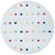 preview thumbnail 11 of 24, SAFAVIEH Kids Karan Polka Dot Wool Rug