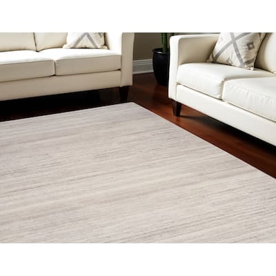 Coduk Power Loomed Modern Low Pile Soft Durable Area Rug By HomeRoots - 118' X '94' X '0.25