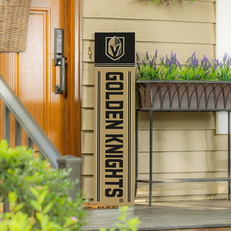 47" Double Sided Seasonal Porch Leaner, Vegas Golden Knights - 47" x 11.25"