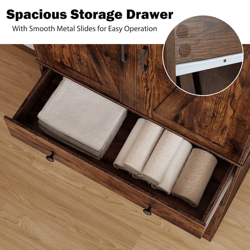 Costway 72" Tall Kitchen Pantry Modern Farmhouse Cupboard Cabinet with - See Details