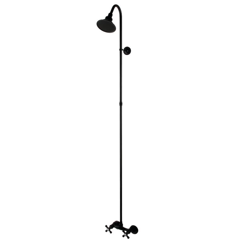 Kingston Brass Vintage Shower Combo - Matte Black