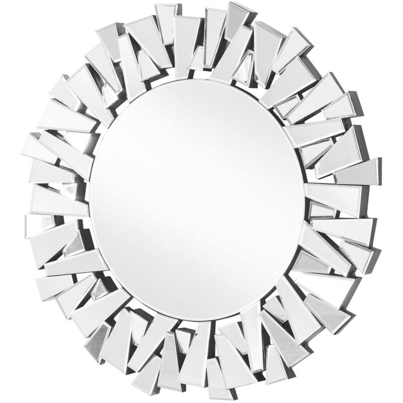 Elegant Lighting MR9132 Modern 39-3/8" Diameter Circular Framed - Clear