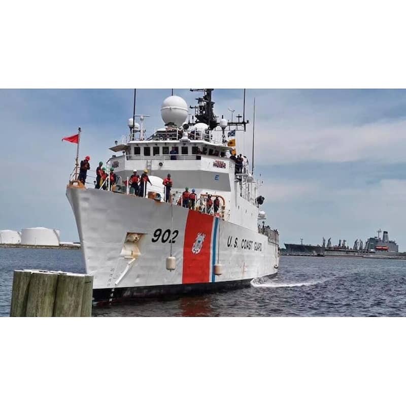 USCGC Tampa WMEC-902 36 Inches L Ship Model - Multi-Color