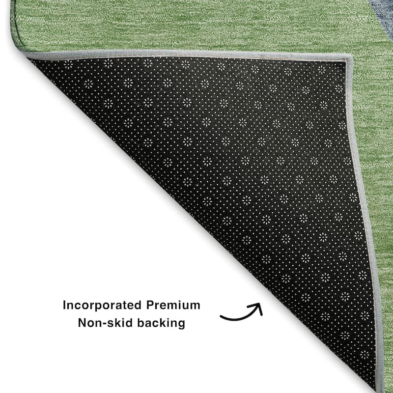Premium Washable Super Soft Winter Holiday Snowman Mayfield Rug