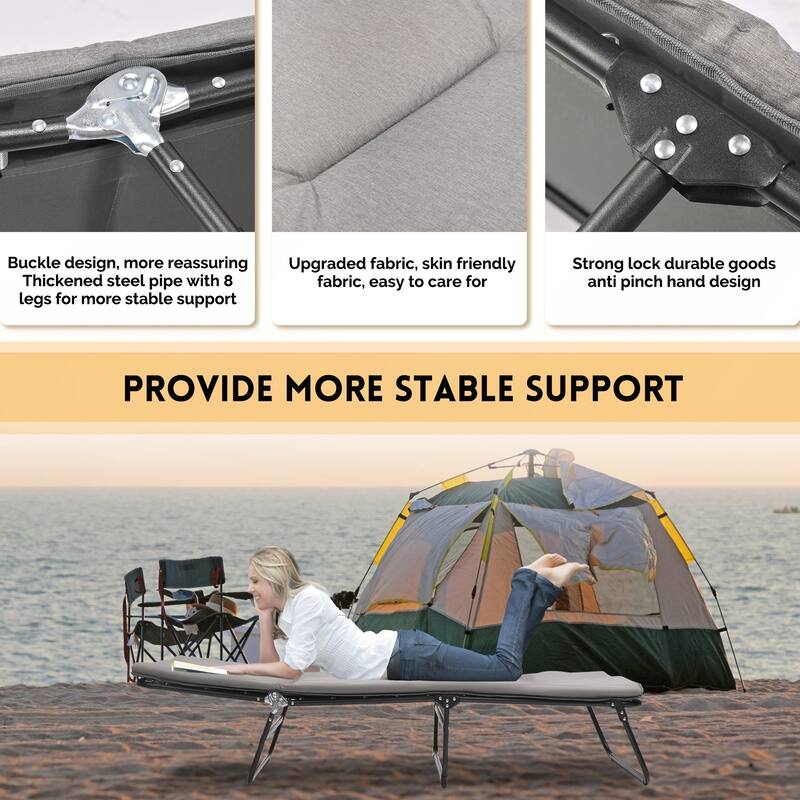 Folding Camping Cot for Adults