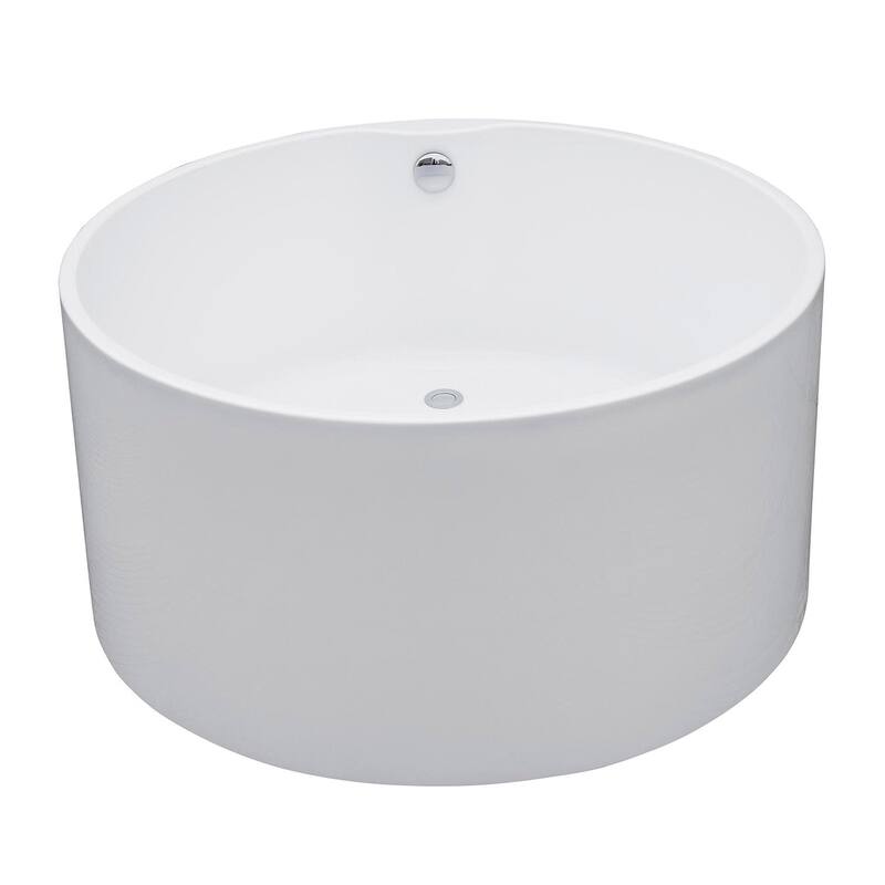 Kingston Brass VTRO454523 Aqua Eden 45" Free Standing Acrylic Soaking