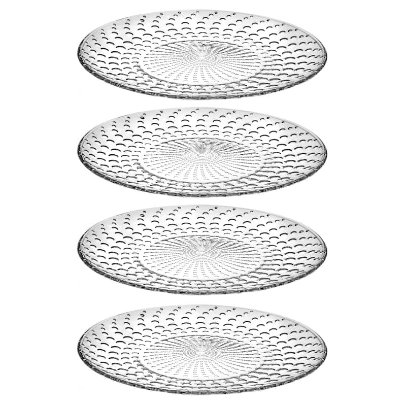 Majestic Gifts Inc. Glass Dinner Plate - Set/4 - 10.2" Diameter