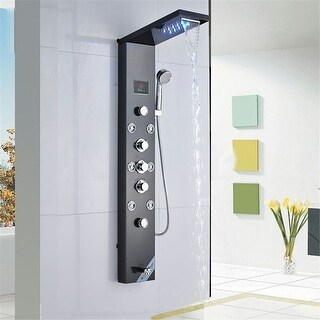 304 Stainless Steel LED Shower Screen Multi-function - 151*27.5*21 ...