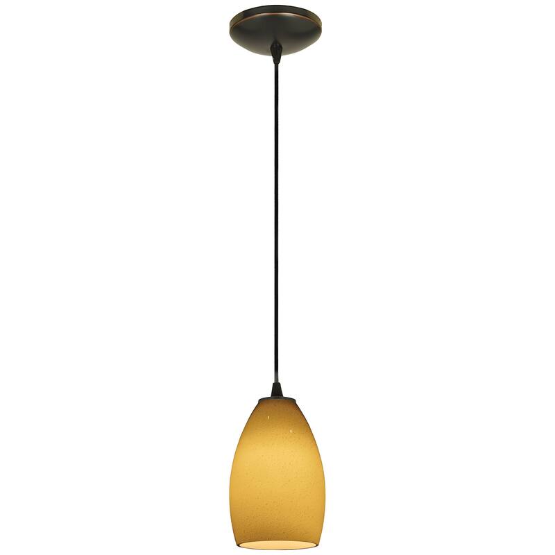 Access Lighting Champagne 1 Light LED Pendant - 5" Wide with Maya