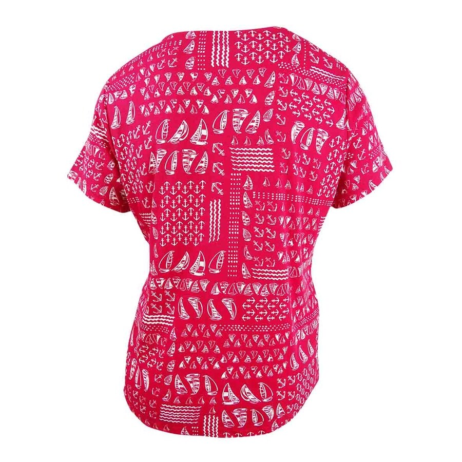 Shop Karen Scott Women S Plus Size Cotton Nautical Print T Shirt