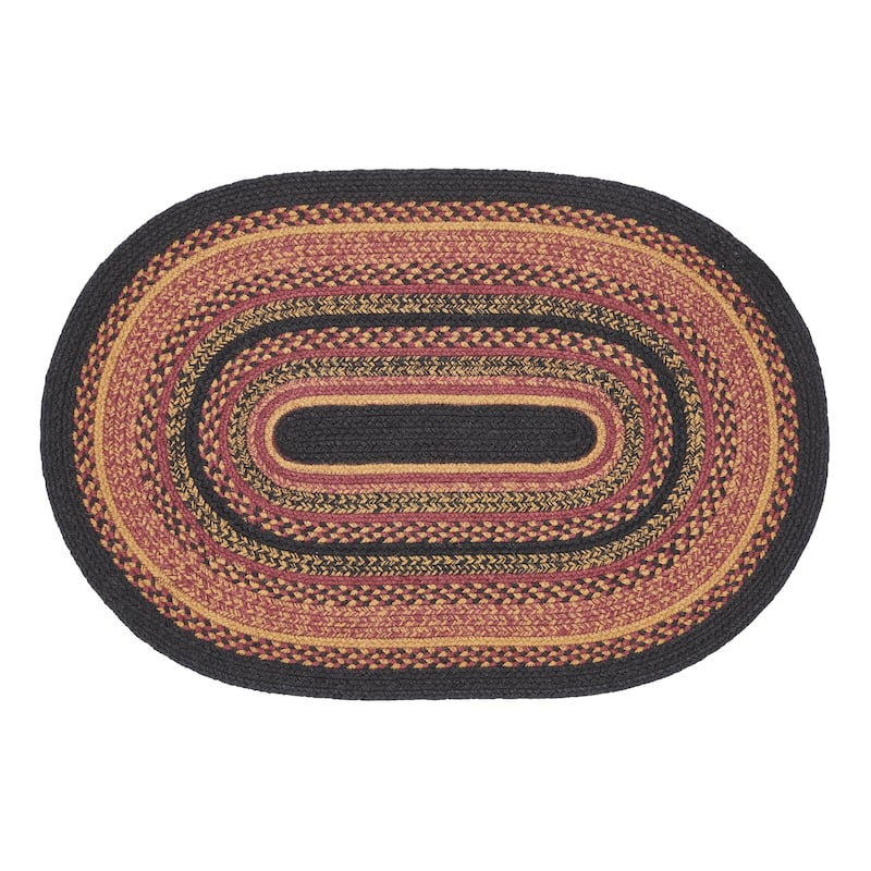 Heritage Farms Jute Rug Oval w/ Pad 24x36 - 3'6"