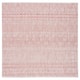 SAFAVIEH Courtyard Zorana Indoor/ Outdoor Waterproof Patio Backyard Rug - 6'7" x 6'7" Square - Beige/Rust